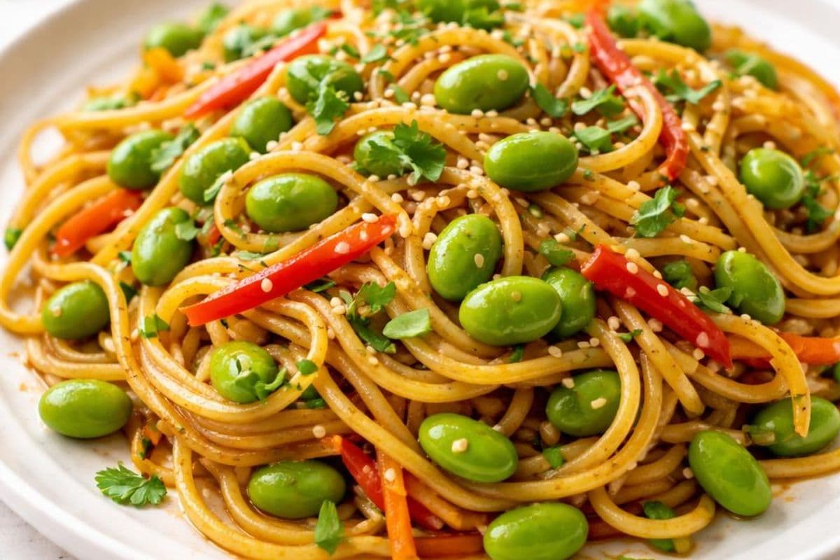 Edamame Chow Mein