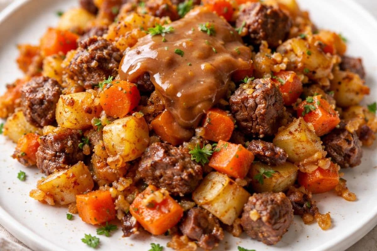 Hearty Beef and Vegetable Hash