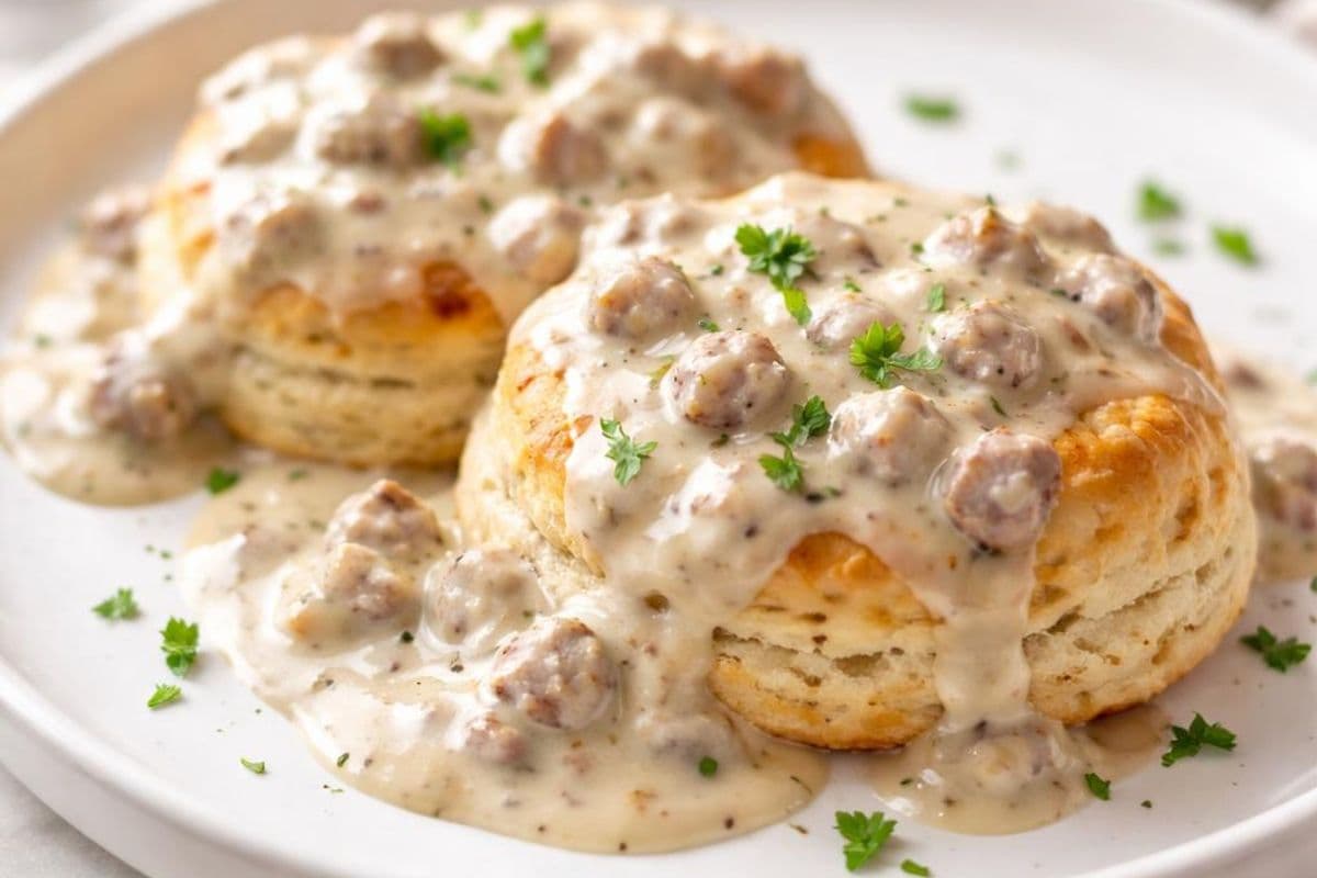 Southern Style Biscuits and Gravy