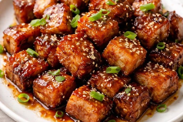 Korean BBQ Pork Belly Bites