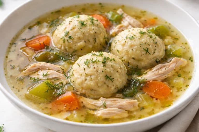 Jewish Chicken Soup with Matzo Balls
